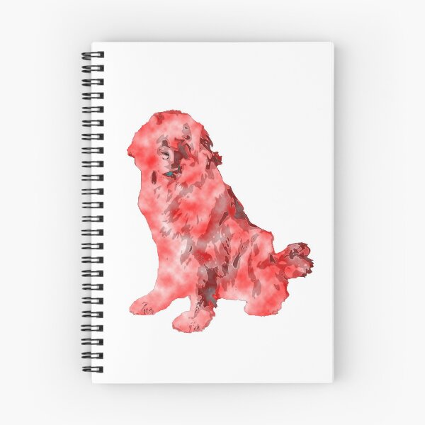 Item preview, Newfoundland dog red designed and sold by Moonyflower.