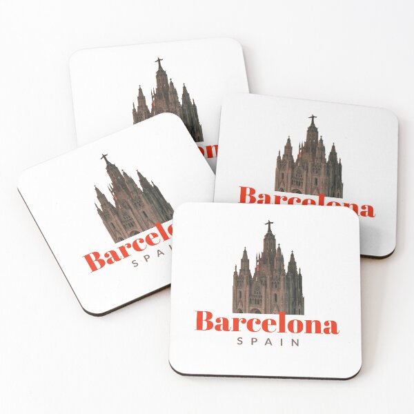 Artikelvorschau, BARCELONA SPAIN - MONUMENTS OF BARCELONA - BARCELONA HEARTS entworfen und verkauft von Tropical Blood.