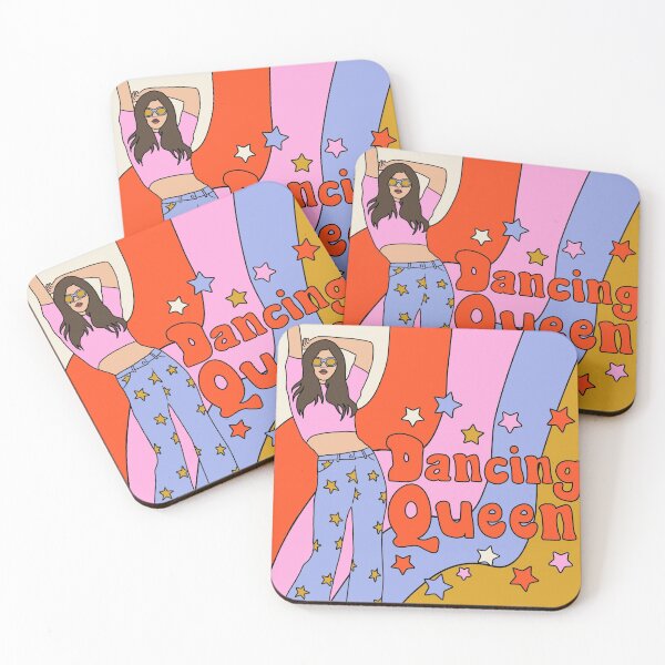 Item preview, Dancing Queen - Groovy Indie Vintage Typography Illustration designed and sold by arieltong.