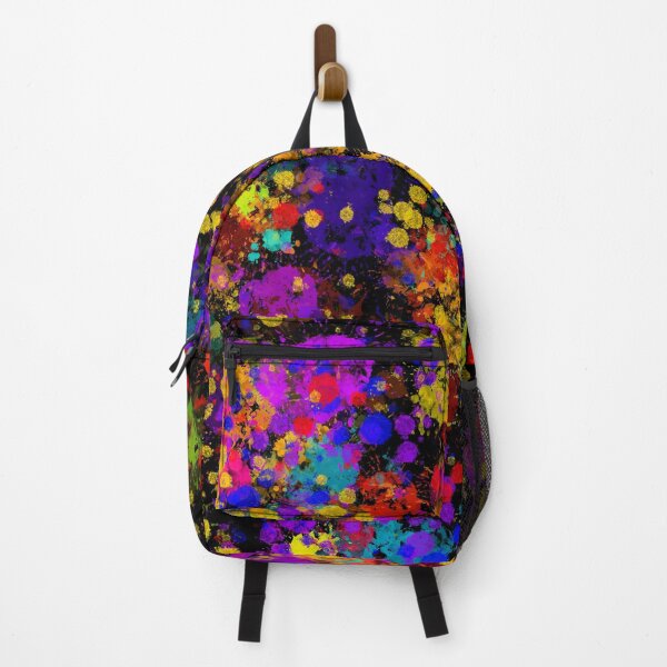 Item preview, Rainbow Paint Splatters 1 [Black] designed and sold by CTADesigns.