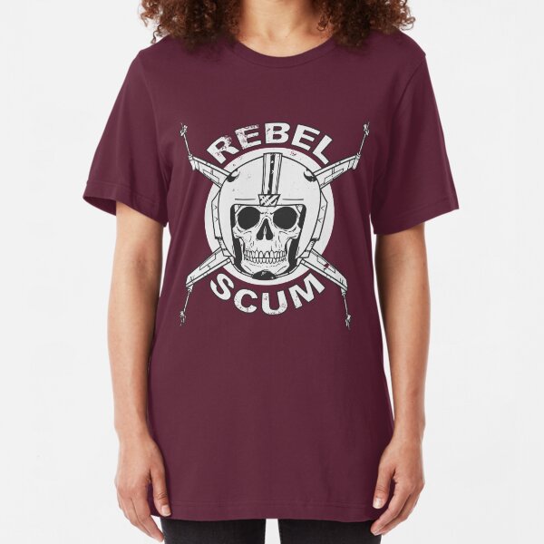 Rebel Scum Space Galaxy Nerd Movie Geek Gift Tee Shirts Tshirts For Women