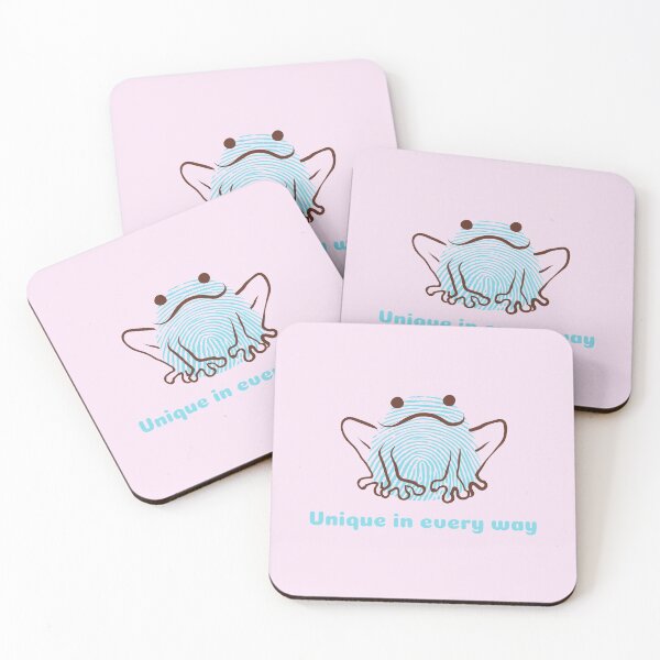 Item preview, Unique in Every Way Blue Fingerprint Frog designed and sold by kbircham.