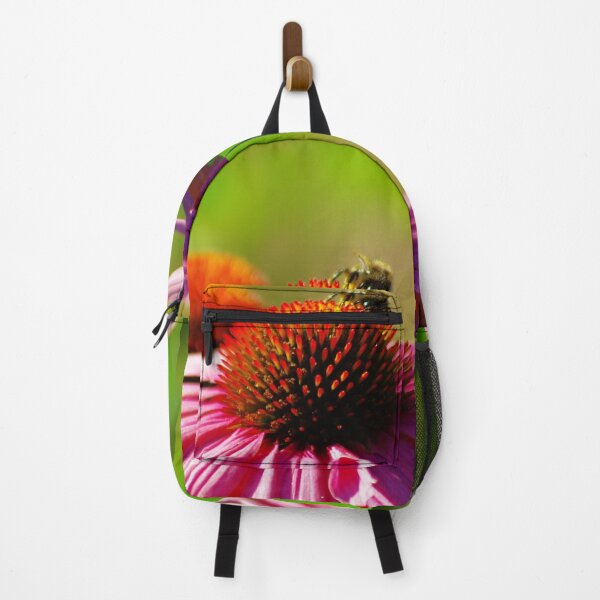 Item preview, Echinaceae - Purple Cone Flower with bumblebee designed and sold by Treemonk.