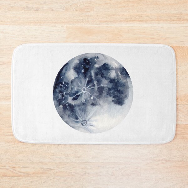 Item preview, Full Moon in Watercolor  designed and sold by Harpley Design Studio.