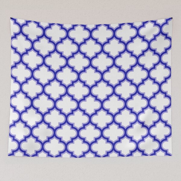 Item preview, blue,  Moroccan Lattice, Oriental Pattern, seamless Morocco Design  designed and sold by ohaniki.