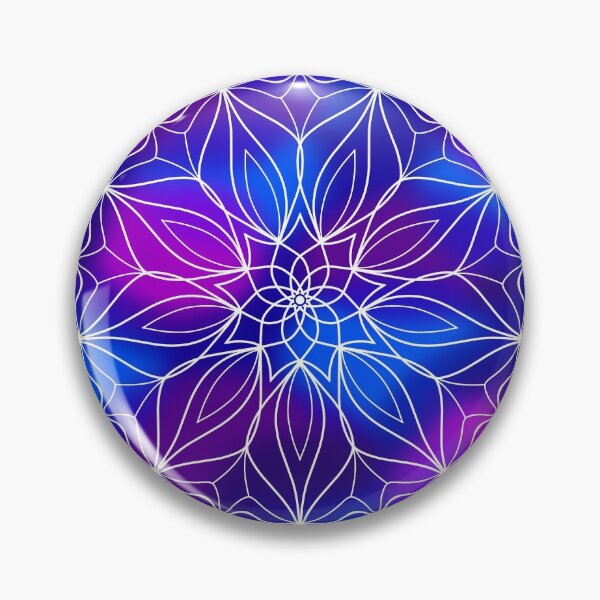 Colored Clouds Pin