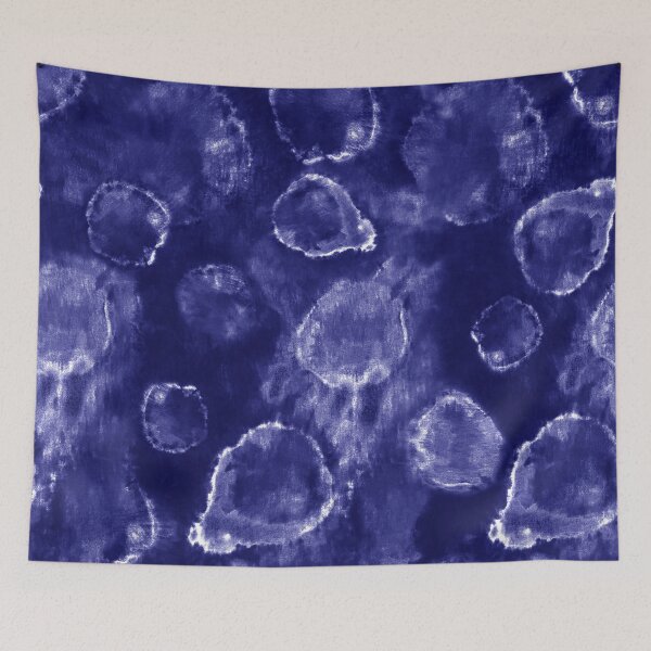 Item preview, Indigo Tie-Dye Orbs Texture designed and sold by Carolina Diaz.