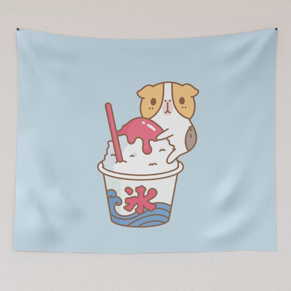 Item preview, Guinea pig with kakigori Japanese shaved ice designed and sold by Miri-Noristudio.