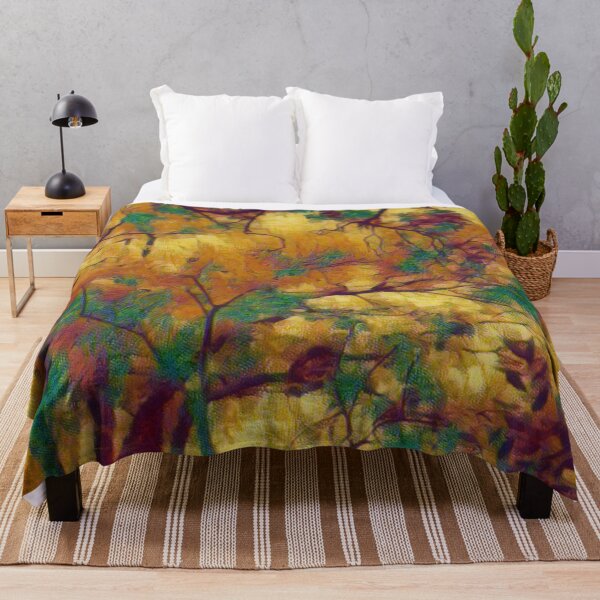Item preview, Colorama autumn forest abstraction designed and sold by Joie-et-Poesie.