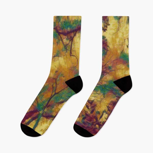 Item preview, Colorama autumn forest abstraction designed and sold by Joie-et-Poesie.