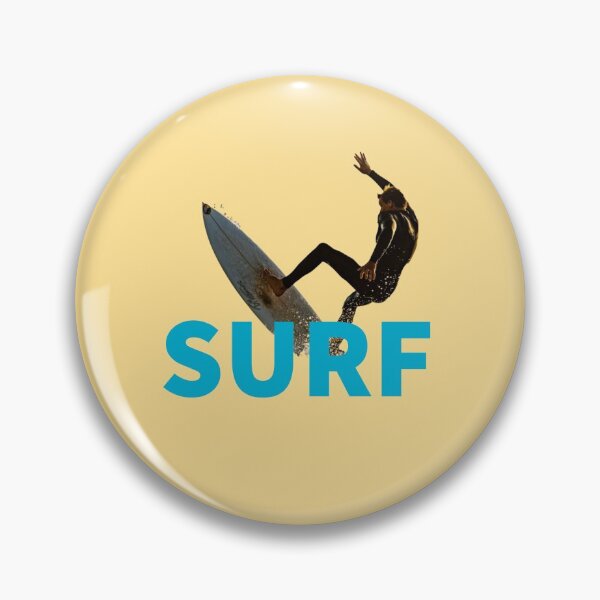 Item preview, SURF - YELLOW - BLUE - MINIMAL - POSTER - SURF RETRO  designed and sold by Tropical Blood.