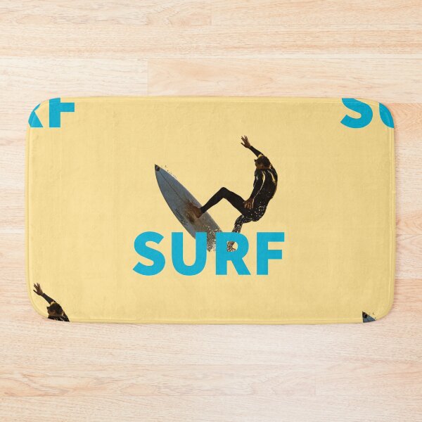 Item preview, SURF - YELLOW - BLUE - MINIMAL - POSTER - SURF RETRO  designed and sold by Tropical Blood.