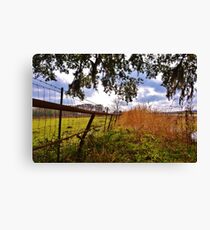 Country Fence Canvas Print