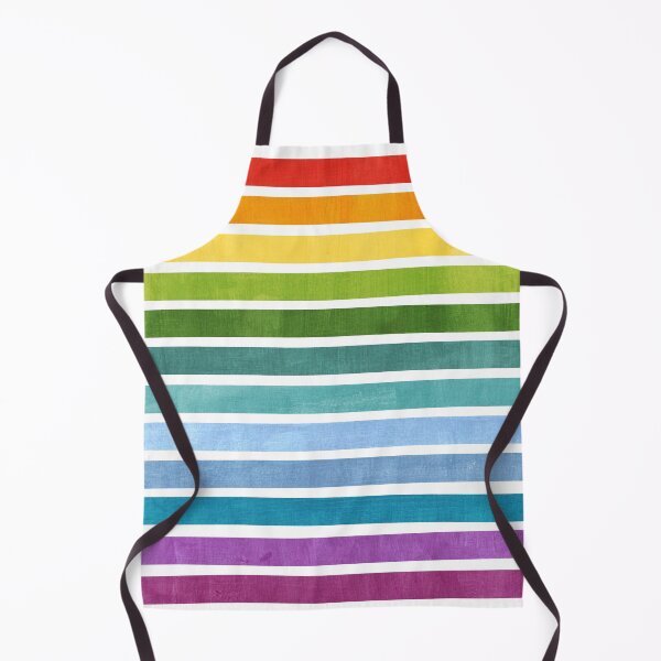 Item preview, Rainbow Watercolor Hand Drawn Horizontal Stripes designed and sold by Elsy's Art.