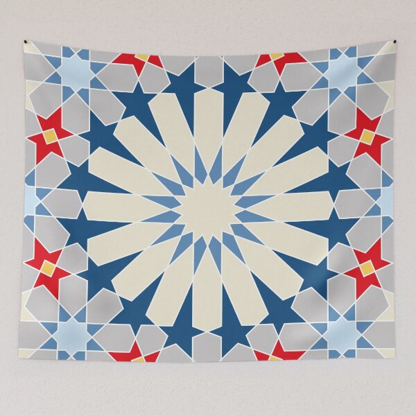 Item preview, oriental mosaic tile pattern,  traditional geometric design 1 designed and sold by ohaniki.