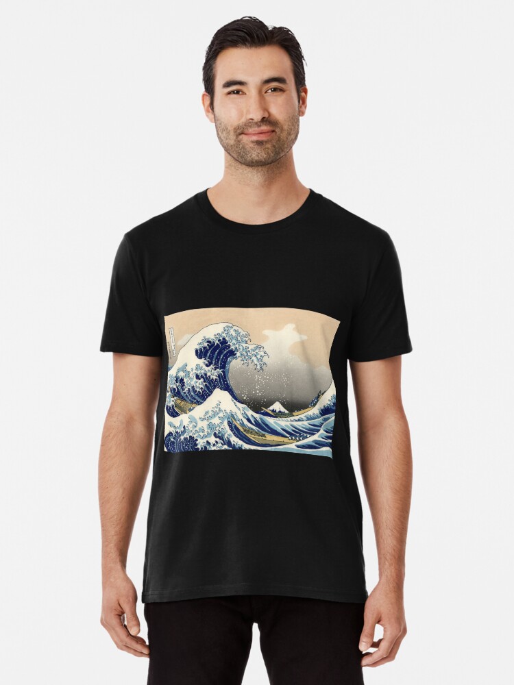 The Great Wave off Kanagawa" Premium T-Shirt for Sale by maryyyne |