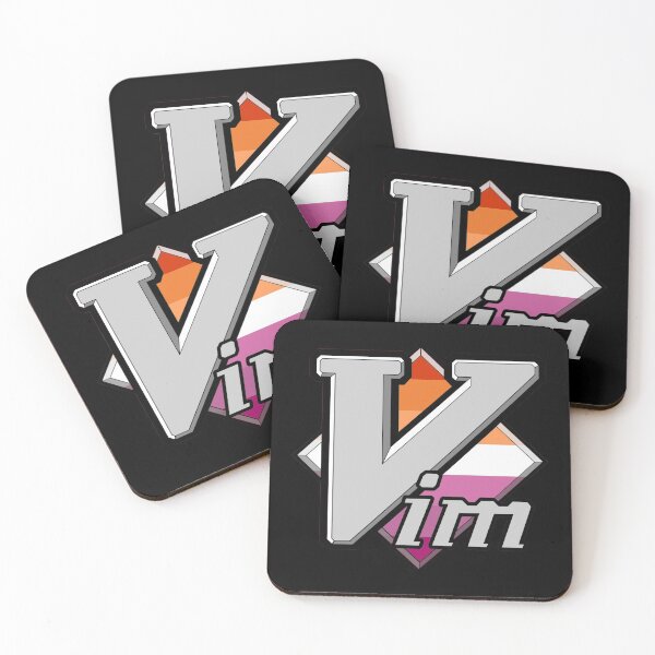Item preview, Lesbian Pride Vim Logo designed and sold by QuietMisdreavus's pride logos and silly stuff.