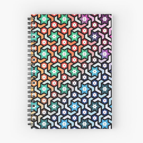 Item preview, colorful geometric pattern - abstract rainbow colored   designed and sold by ohaniki.