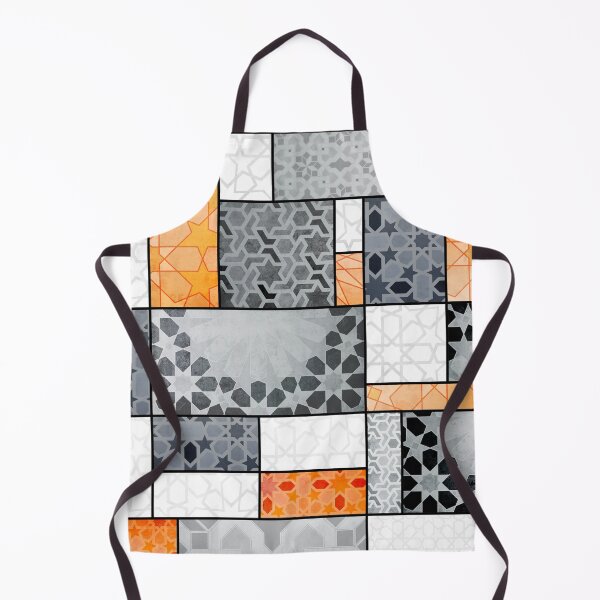 Item preview, oriental pattern patchwork design -geometric mosaic designed and sold by ohaniki.