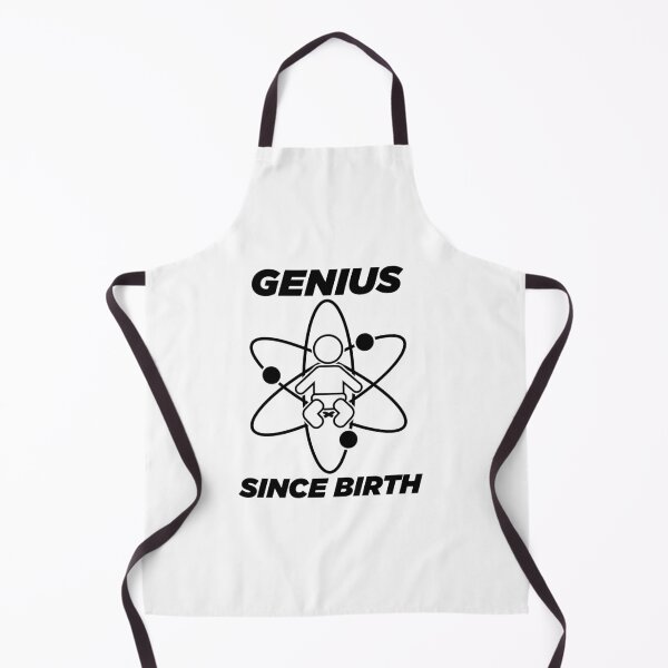 Item preview, Genius since birth - black designed and sold by NVDesigns.