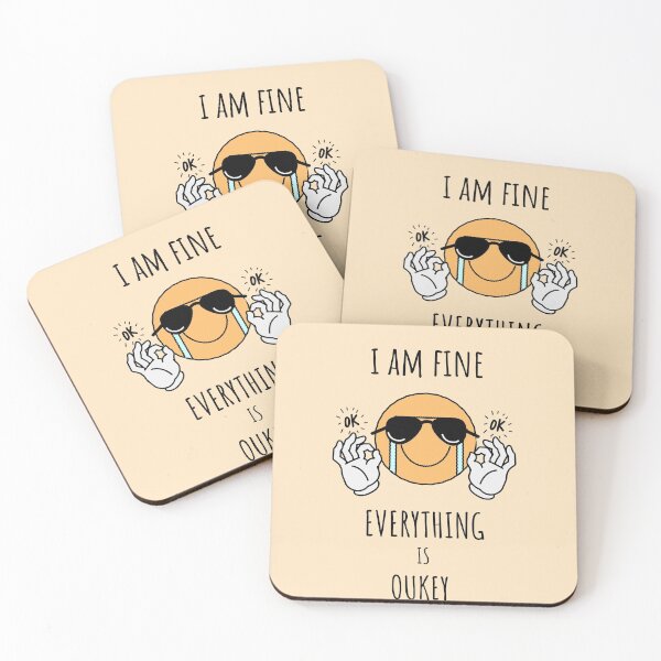 Item preview, I am fine eveything is OK designed and sold by Delicarte.