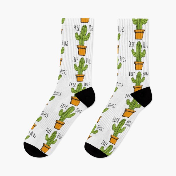 Item preview, Ilustración de jarrón con un cactus con frase abrazo gratis. Ideal para materiales de botánica y jardinería. designed and sold by LucianoCosmo.