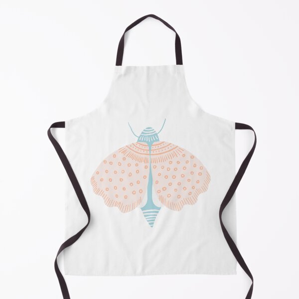 Item preview, Blush and blue moth designed and sold by Ilze Lucero.
