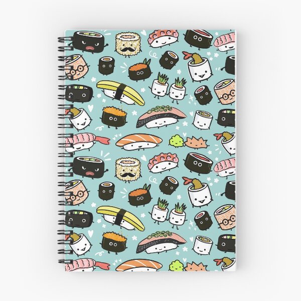 Item preview, Cute Sushi Pattern | Kawaii Sushi Characters designed and sold by Jenn Inashvili.