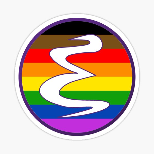 Item preview, Gay Pride Emacs Logo designed and sold by QuietMisdreavus's pride logos and silly stuff.