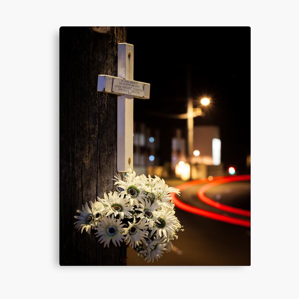 Roadside memorials #1 Canvas Print