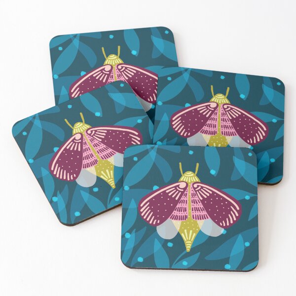 Item preview, Magical Moth -  beautiful vibrant moth designed and sold by Ilze Lucero.