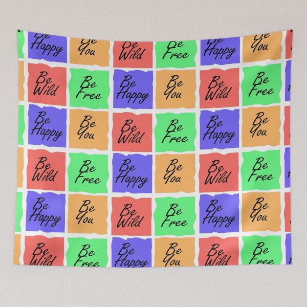 Item preview, Be Wild Be Free Be Happy Be You designed and sold by WearURColors.