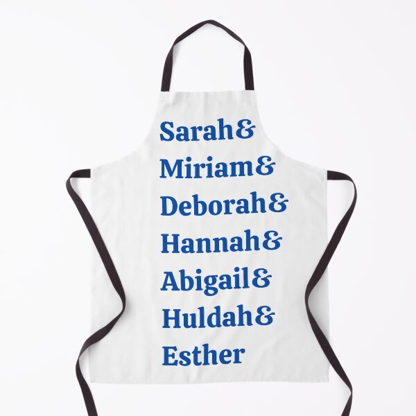 Item preview, The Names of the Female Jewish Prophets of the Bible in Blue designed and sold by JMMJudaica.