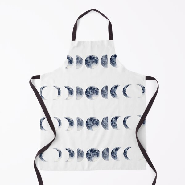 Item preview, Moon phases in a row | Watercolor designed and sold by Harpley Design Studio.