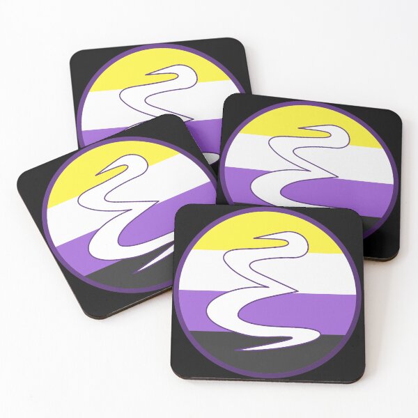 Item preview, Nonbinary Pride Emacs Logo designed and sold by QuietMisdreavus's pride logos and silly stuff.