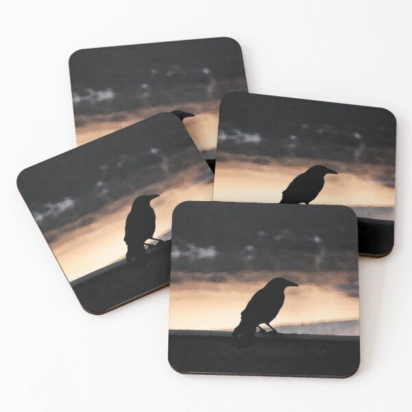 Item preview, Dark Crow At Sunset designed and sold by WildandDivine.