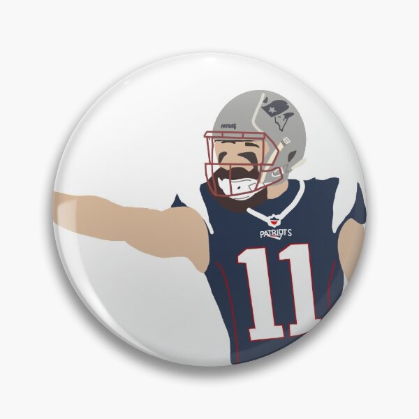 Item preview, Julian Edelman Faceless Portrait designed and sold by zuzannaaa.