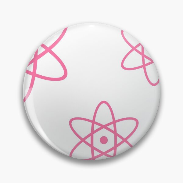 Artikelvorschau, Atomic model- pink women in stem science sticker entworfen und verkauft von emeraldssun.