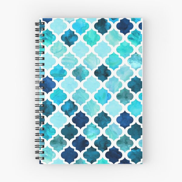 Item preview, Blue Watercolor Moroccan Style designed and sold by atlantekdesigns.