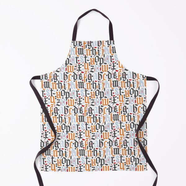 Item preview, typography pattern 3 - old gothic letter alphabet, seamless design designed and sold by ohaniki.