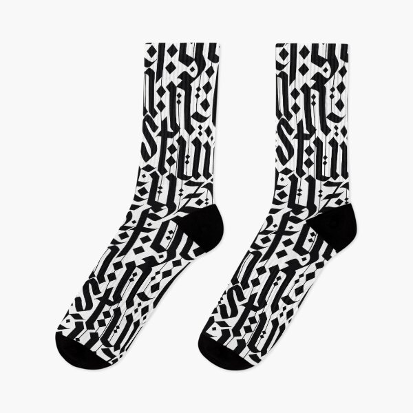 Item preview, typography pattern 3 - old gothic calligraphy design, seamless   designed and sold by ohaniki.