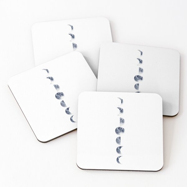 Item preview, Moon Phases | Horizontal | Watercolor designed and sold by Harpley Design Studio.
