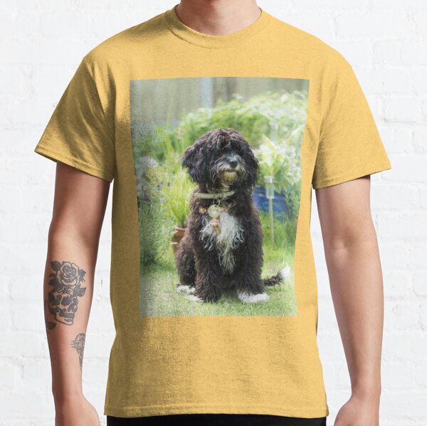 Black Cavapoo Puppy Classic T-Shirt for Sale by Jane Stanley