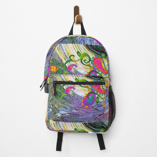 Paisley Painted Backpack