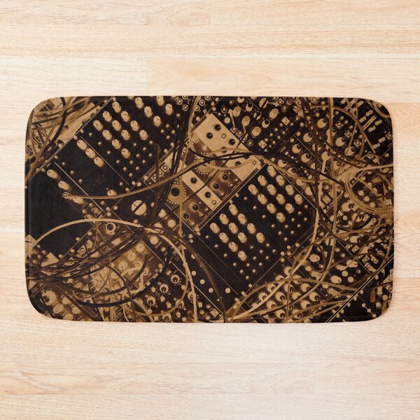 Item preview, Analog synthesizer  illustration - black , brown designed and sold by ohaniki.