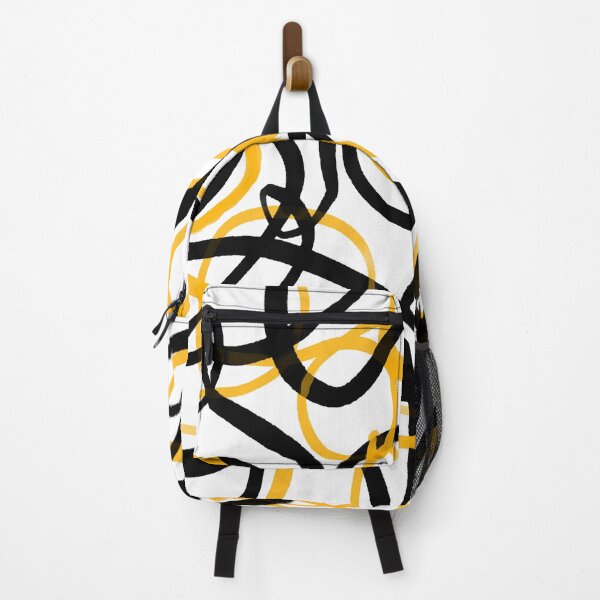 Item preview, Black and Yellow loops designed and sold by Ilze Lucero.