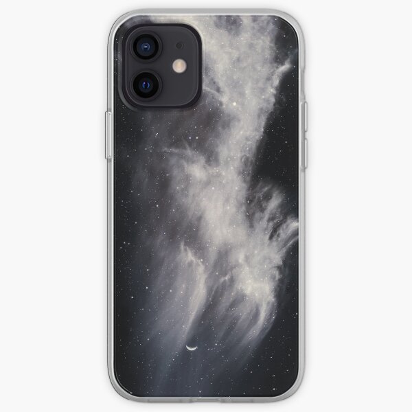 Moon and Clouds iPhone Soft Case