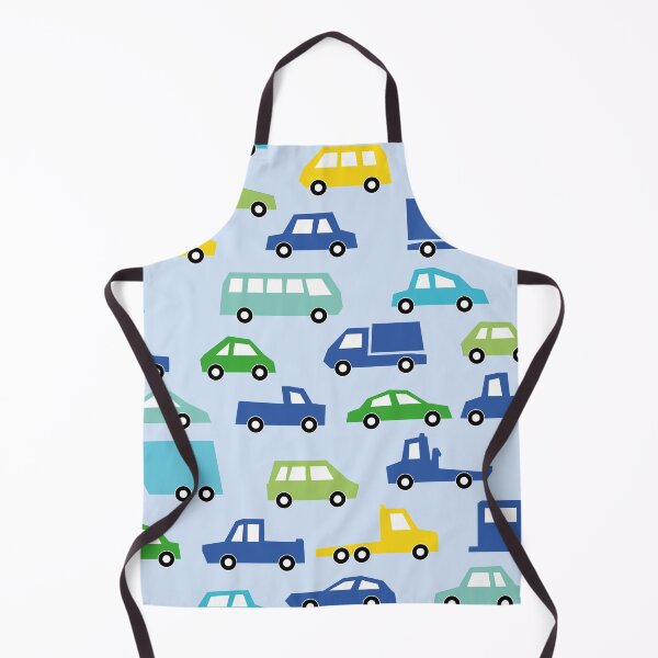 Item preview, blue toy car pattern - automobile illustration designed and sold by ohaniki.