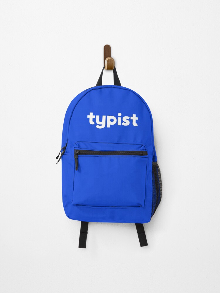 Thumbnail 1 of 3, Backpack, Typist designed and sold by MKWCreativeCo.
