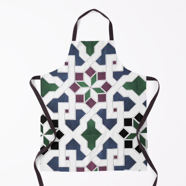 Item preview, Oriental tile pattern - blue, green designed and sold by ohaniki.